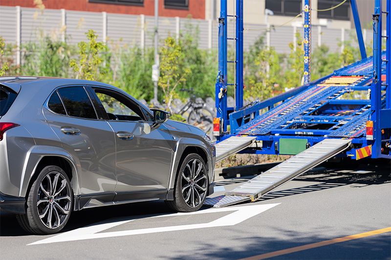 レッカー車で万一の時にも対応します